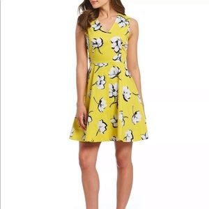 NWT Draper James Yellow Floral Dress size 10